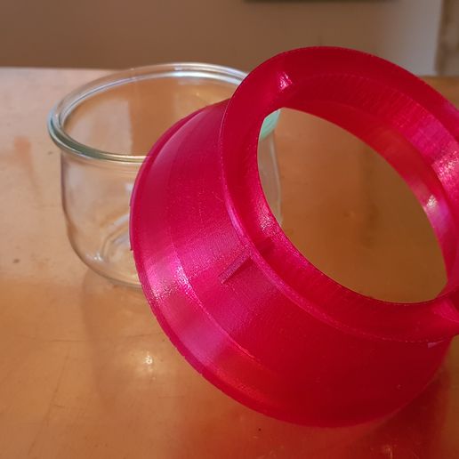 preserving jar funnel 3D print model - Mito3D