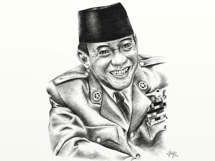 Presidente indonésio 3d print model - Mito3D