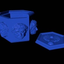 president trump box donald robertus keers sculptures 3d print model - Mito3D