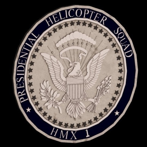 presidential helicopter squadron coin art police crave usa america 3d 3D print model - Mito3D