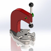 press machine tool modeling render 3d 3d print model - Mito3D