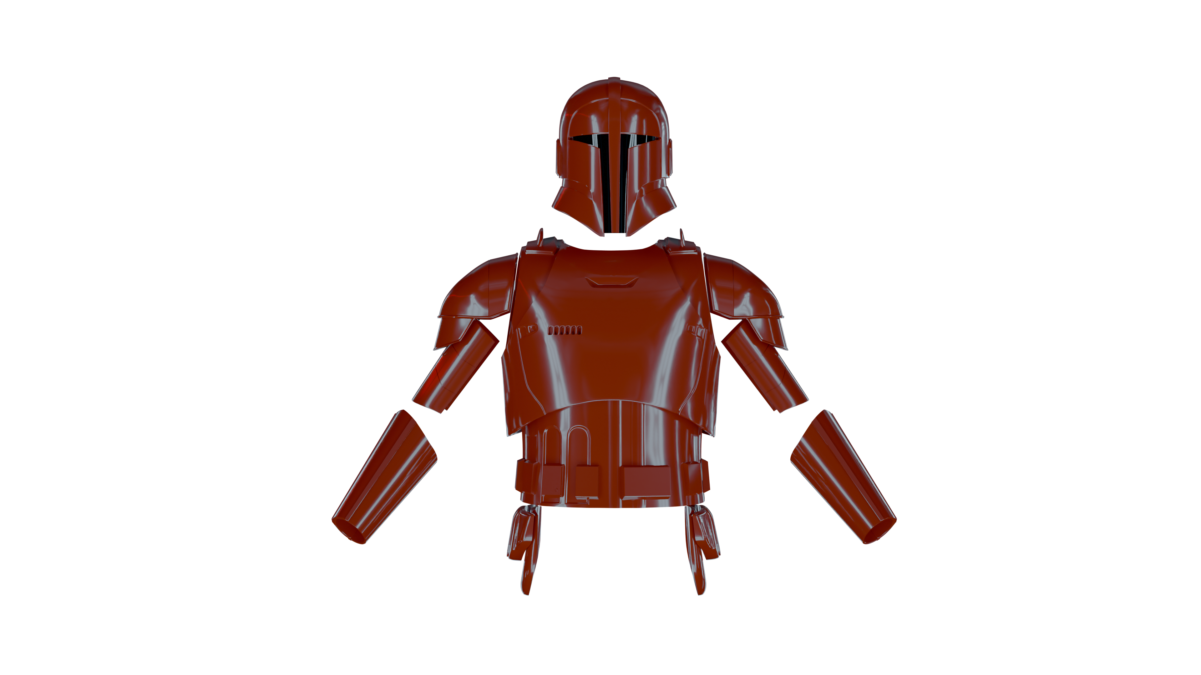 pretorian guard armor + helmet mandalorian star wars snoke first order baby yoda darth vader darksaber kylo ren luke empire 3D print model - Mito3D