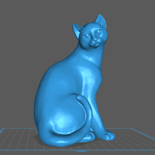pretty cat art beautiful meow sculpture kitten resin elegoo 3d print model - Mito3D