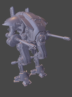 bonita escudeiro Império jojoba armaduras legado imperial cavaleiro robô 3d print model - Mito3D