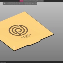 prima flex plate model prusaslicer prusa slicer bed creator flat flexplate 3d print model - Mito3D