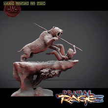 primal rage sanat 3d baskı fantezi yaratıklar kadın batle 3d print model - Mito3D