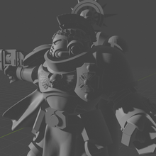 birincil yumruk Uzay savaşçılar Kaptan imparatorluk Primaris işlemciler 40k Warhammer 3d print model - Mito3D