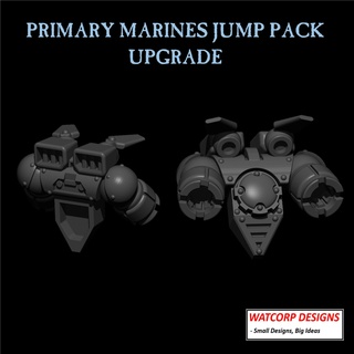 birincil Uzay deniz atlama warhammer40k savaş oyunları minyatürler kale bilimkurgu masa oyunu uzay denizi çantası paketlemek jetpack 3d print model - Mito3D
