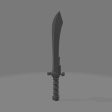 primary space mongol jarhead dao sword game primary space mongol jarhead dao sword 3d print model - Mito3D
