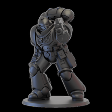 primary space warrior rifleman specialist 3d print model - Mito3D