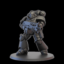 primary space warrior rifleman 3d print model - Mito3D