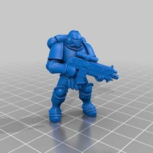 prime sigmarine game toy warhammer 40k space marine primaris age sigmar 3d print model - Mito3D