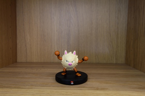 primeape Pokemon Pikachu cenere fan art arte 3d print model - Mito3D