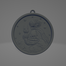 prens tilki kolye takı küçük Prens le boyun anahtarlık süs Sanat mücevher kulak parça 3d print model - Mito3D