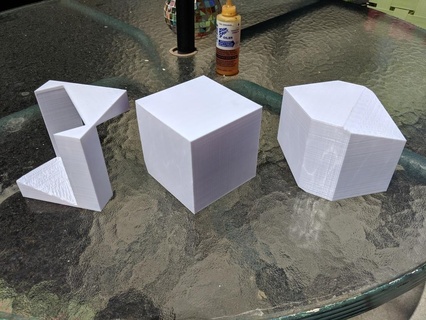 prince rupert's cube visualization 3d print model - Mito3D