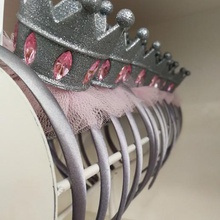 principessa della corona art dama reina princesa vincha la ni arte tul glitter 3d print model - Mito3D