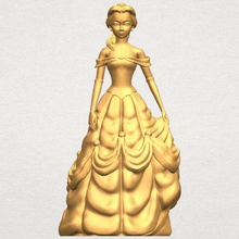 la princesse belle various car chair tree table sofa character game exterior human interior people girl house miniatures figurines sculpture kitchen food fruit peanut 3d print model - Mito3D