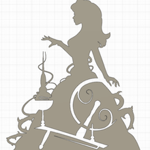 princess jasmine 3d print model - Mito3D