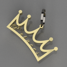 princess key chain 3d print model - Mito3D