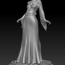 Prinzessin Leia Star Kriege Frau weiblich sci fi 3d print model - Mito3D