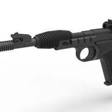 Prenses leia blaster tabanca x-30 star wars jedi'nin dönüşü çeşitli blasterpistol rotj starwars yazdırılabilir baskı oyuncak cosplay yineleme scifi silah tabancası ateşli x30 leiablaster 3d print model - Mito3D
