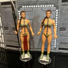 Prinzessin Leia Sklave Outfit Jahrgang Benutzerdefiniert Star Kriege Aktion Zahl Kenner 375 Jabbas Palast Tänzer 1 18 3d print model - Mito3D