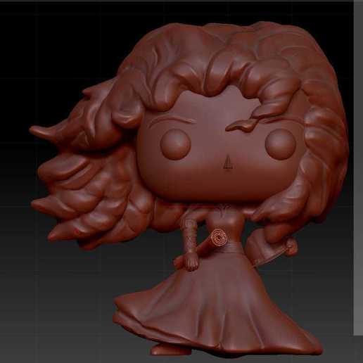 principessa merida funko 3D print model - Mito3D