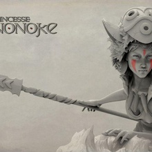 Prinzessin Mononoke 3d print model - Mito3D