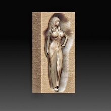 princess nile art statue people girl high poly printable model 3d print model - Mito3D