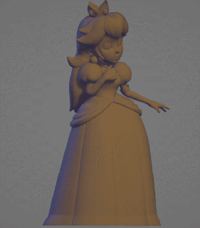 Prinzessin Pfirsich Mario 3d print model - Mito3D