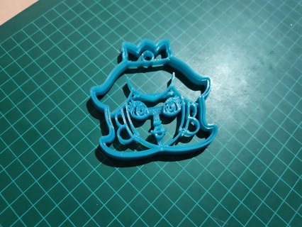 princess peach cookie cutter mold cookies mario 3d print model - Mito3D