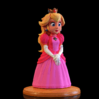 Princesa pêssego filme super mario Nintendo jogos luigui Shigeru miyamoto 2023 3d print model - Mito3D