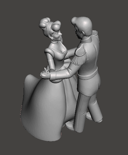 Prinzessin prince cinderella 3d print model - Mito3D