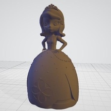 prenses Sofya Sanat oyuncaklar oyuncak poli Toplamak 3d print model - Mito3D