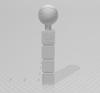 princess trophy cup Art palencia basketball leb gold 3d print model - Mito3D