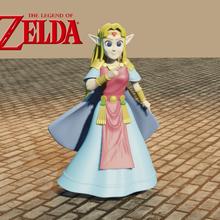 la princesa zelda varios de juego nintendo mujer miss 3d print model - Mito3D
