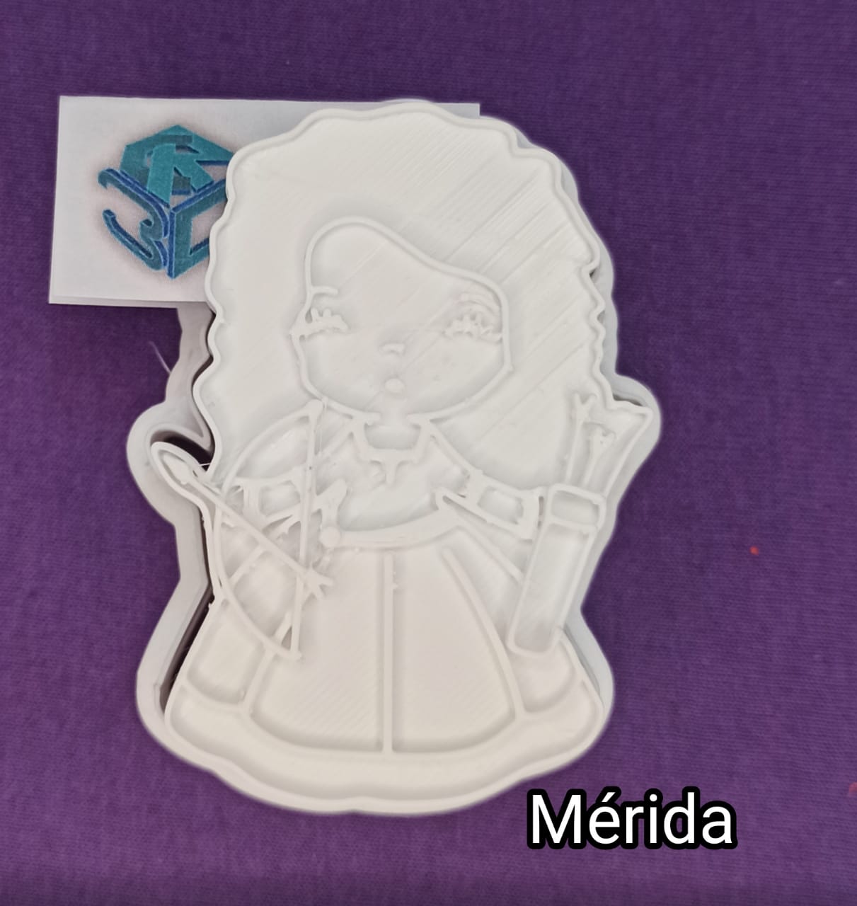 principesse merida frese francobollo biscotto biscotti decorazioni trame forno bambino doccia sollievo foca Principessa ana elsa olaf fiocco neve blanca nieves bellissimo gelsomino Cenerentola cavalcata 3D print model - Mito3D