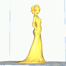princess art beauty decoration table woman feminite statue statuette 3d print model - Mito3D