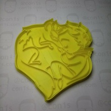 principe zorro cortador molde pequeño Príncipe Galleta fondant 3d print model - Mito3D