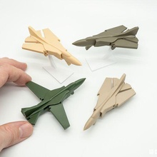 print-in-place articulated mig-23 jet fighter improved wingdesign 3d print model - Mito3D