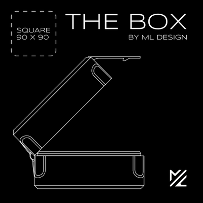 print-in-place box square format tools container print in place 3d print model - Mito3D