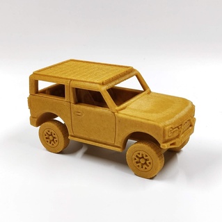 print-in-place ford bronco 2021 toy wheel toys car printinplace engine 4x4 vehicle suspension offroad 3d print model - Mito3D