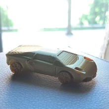 print-in-place lamborghini aventador car minicar toy tiny no support 3d print model - Mito3D