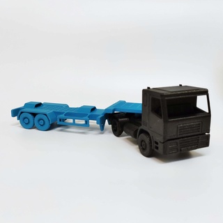 print-in-place trailer toy car transport printinplace engine print place truck machine vehicle tractor compatible 3d print model - Mito3D