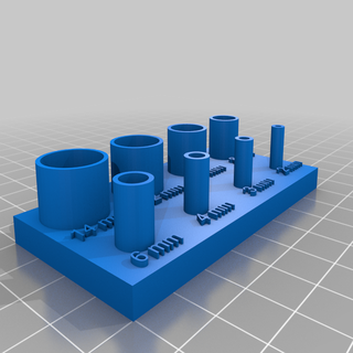 impression ajusteur 3d tests imprimante étalonnage stress tester bancal 3d print model - Mito3D