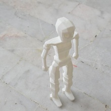 stampa ex art basso poli carattere il design digitale umana dummie 3d print model - Mito3D