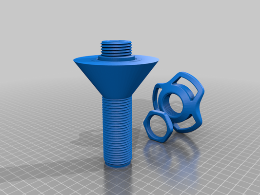 impresión in sitio carrete soporte w interno aspectos filamento 3d impresora accesorios 3d print model - Mito3D