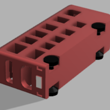 imprimer lieu double decker bus mouvement roues doubledecker printinplace d'impression place jouets jouet 3d print model - Mito3D
