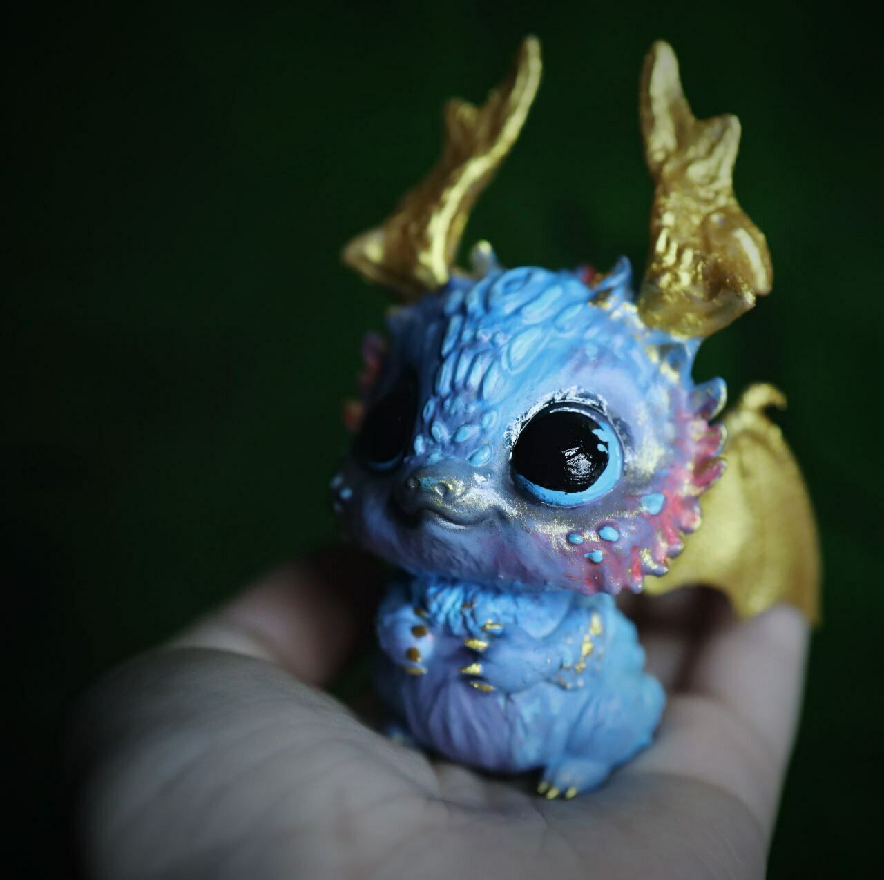 impressão colocar pequeno Dragão criança cura bebê 3D print model - Mito3D
