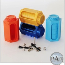 print place storage box container print-in-place easy calibration screws hardware hexagonal 3d print model - Mito3D